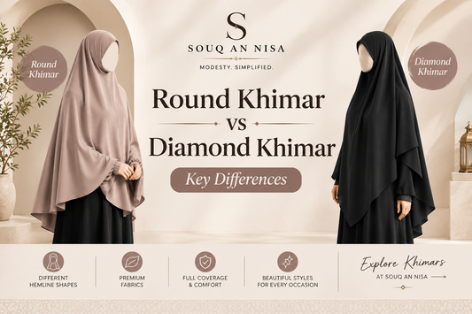 Round Khimar vs. Diamond Khimar: Key Differences