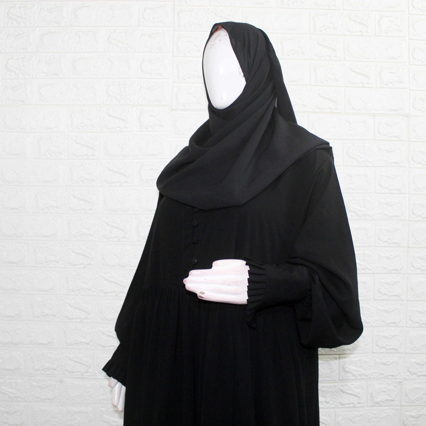 Black Abaya Or Khimar Set