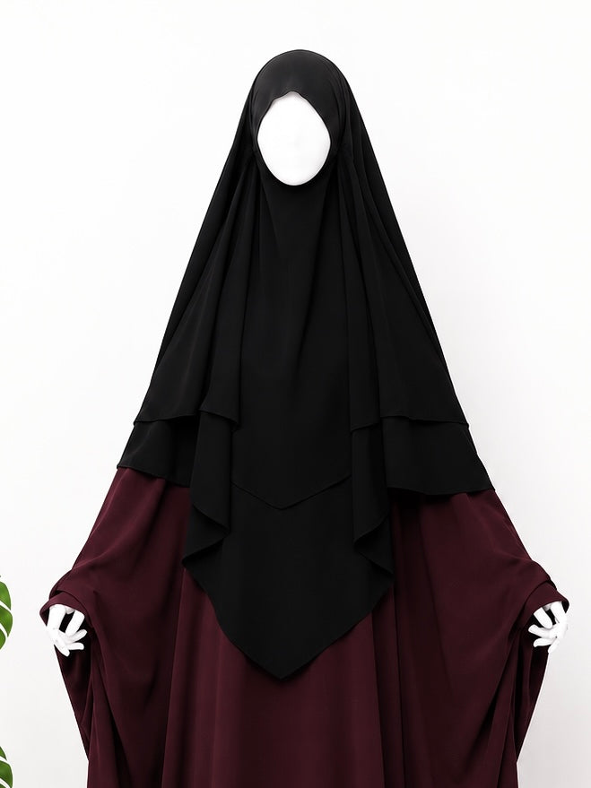 Two Layers Diamond Khimar