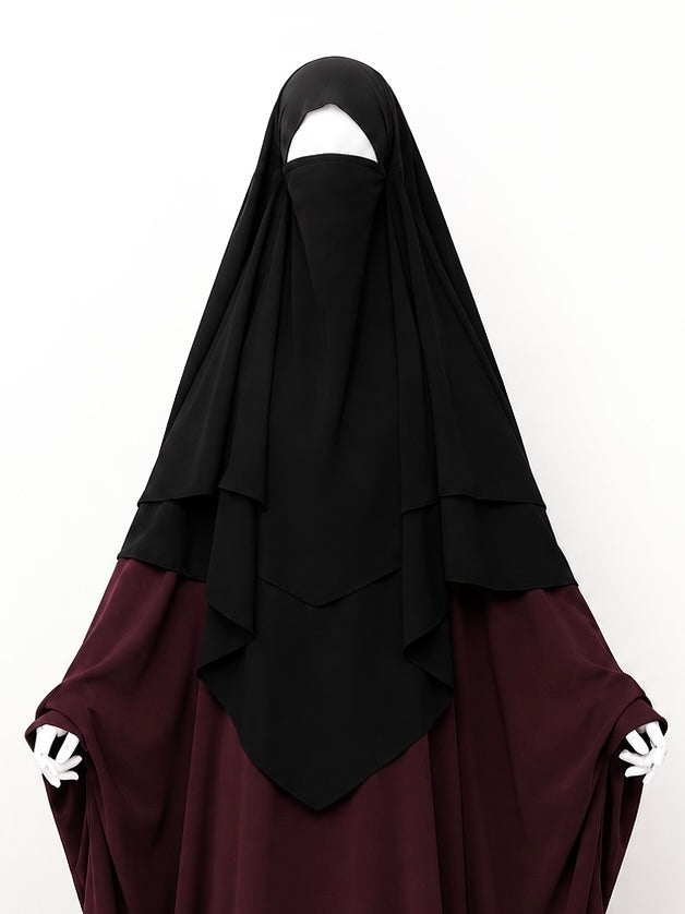 Two Layers Diamond Khimar