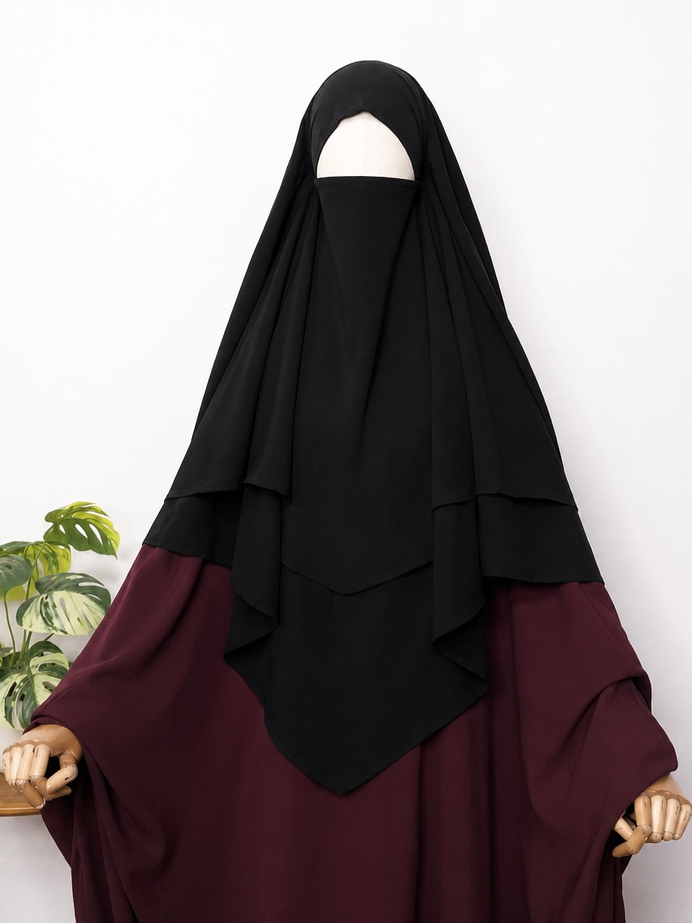 Two Layers Diamond Khimar