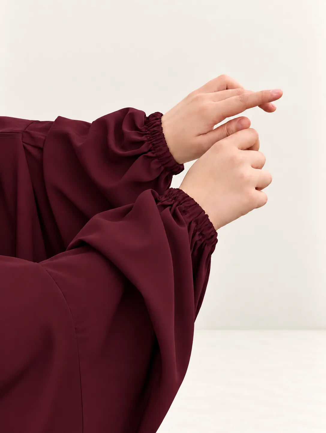 Maroon Two Pc Jilbab With Pant