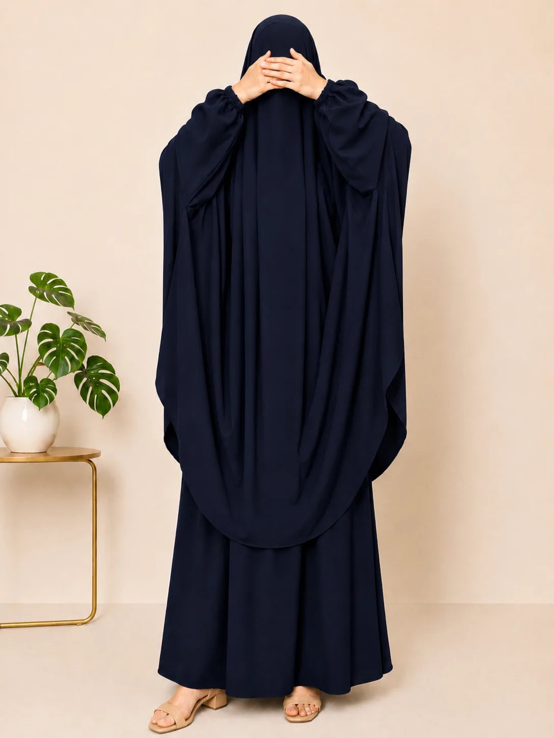 Navy Blue Two Pc Jilbab