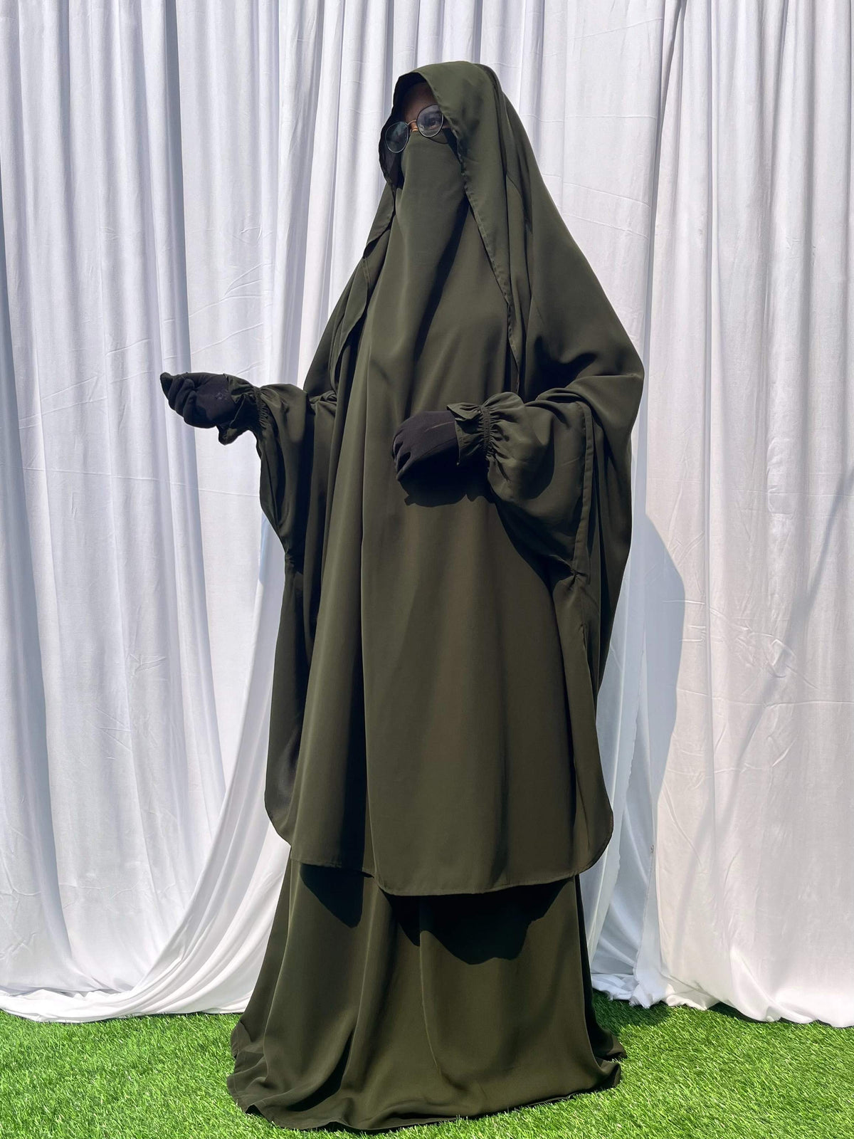 Two Pc Jilbab With Flap