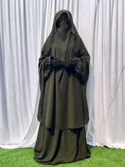 Two Pc Jilbab With Flap