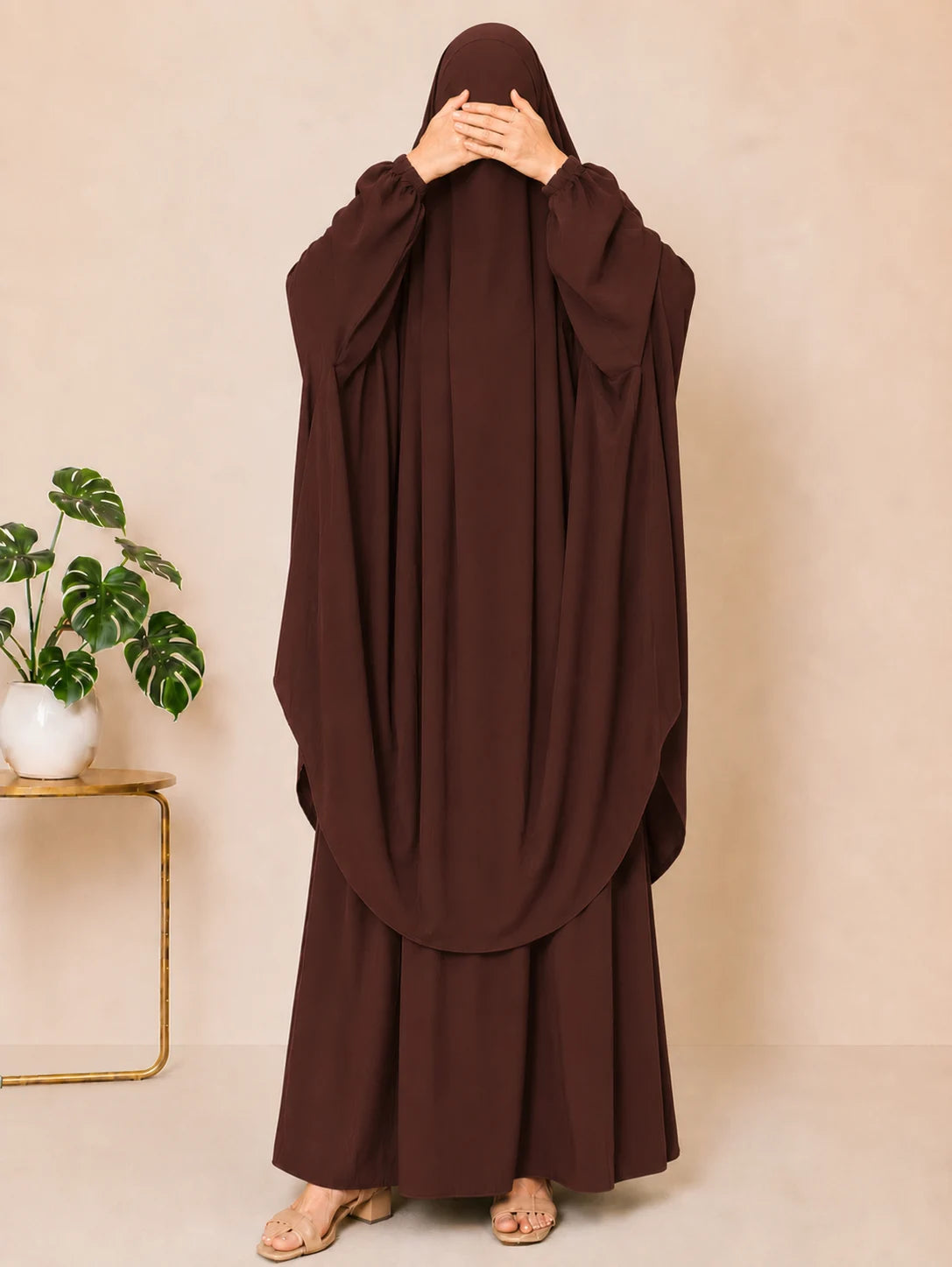 Brown Two Pc Jilbab