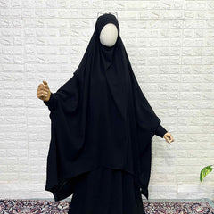Black Butterfly Two Pc Jilbab Set
