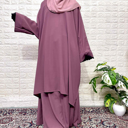 Isna Two Pc Abaya Set