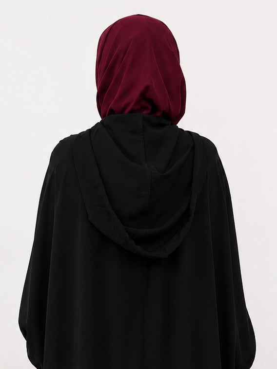 Black Sports Jilbab Set