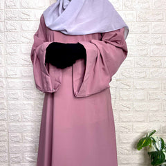 Broad Sleeves Aline Abaya