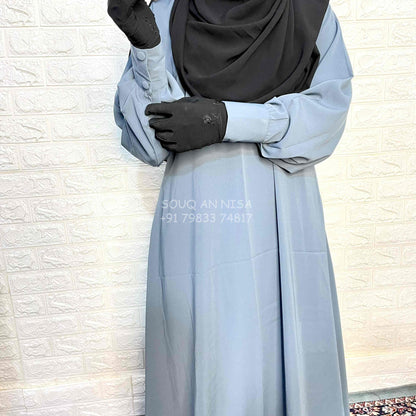 Basic Abaya With Cuff Sleeves