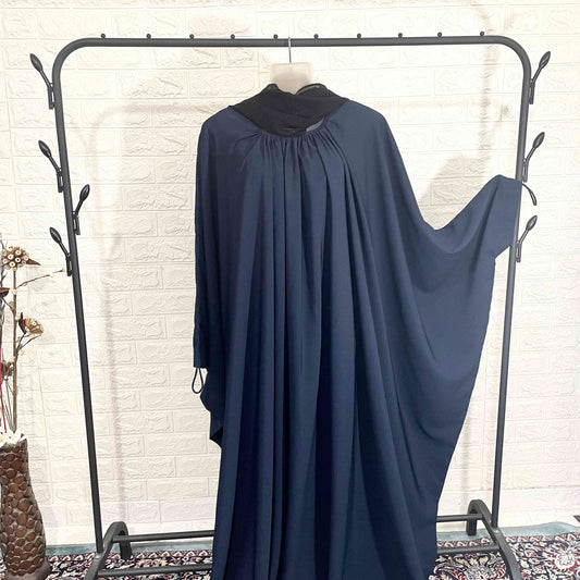 Navy Blue Kaftan Abaya