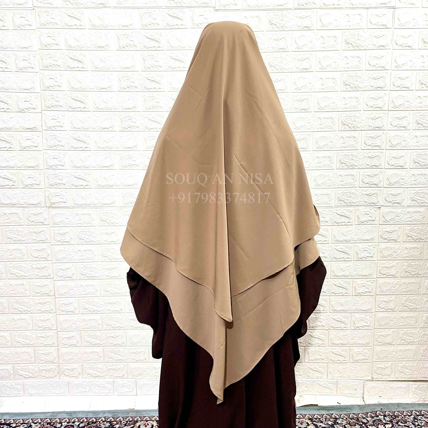 Two Layers Diamond Khimar