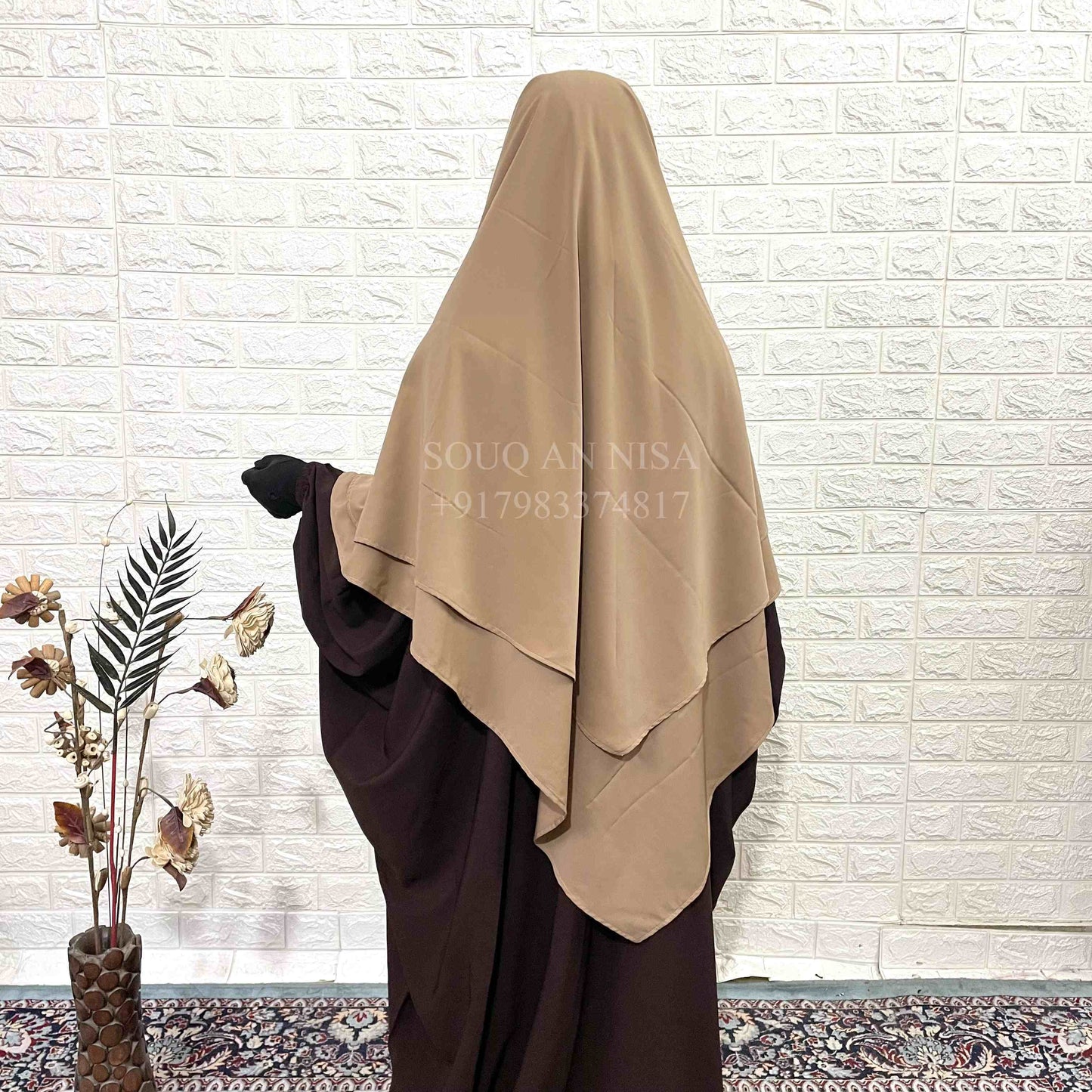 Two Layers Diamond Khimar