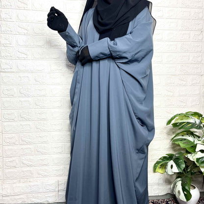 Loop Sleeves Kaftan Abaya