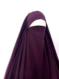 Plum Diamond Khimar