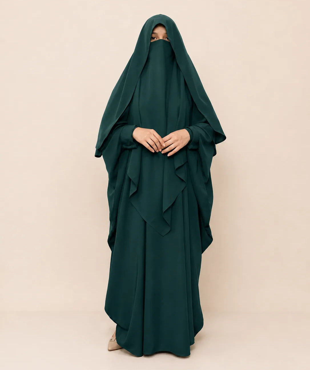 Kaftan Abaya Khimar Set