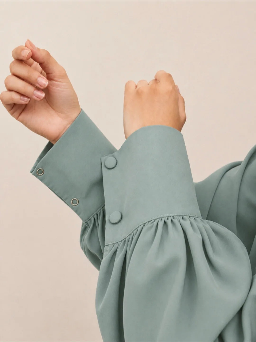 Sapphire Basic Abaya With Cuff Sleeves