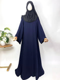 Basic A-Line Abaya With Broad Sleeves