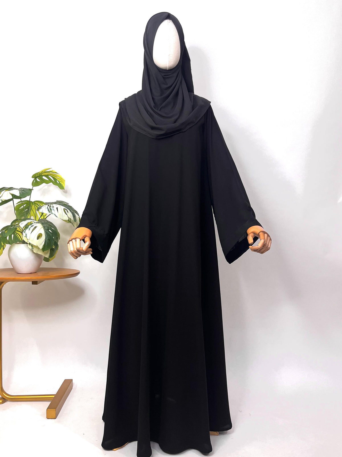 Basic Abaya With Broad Sleeves