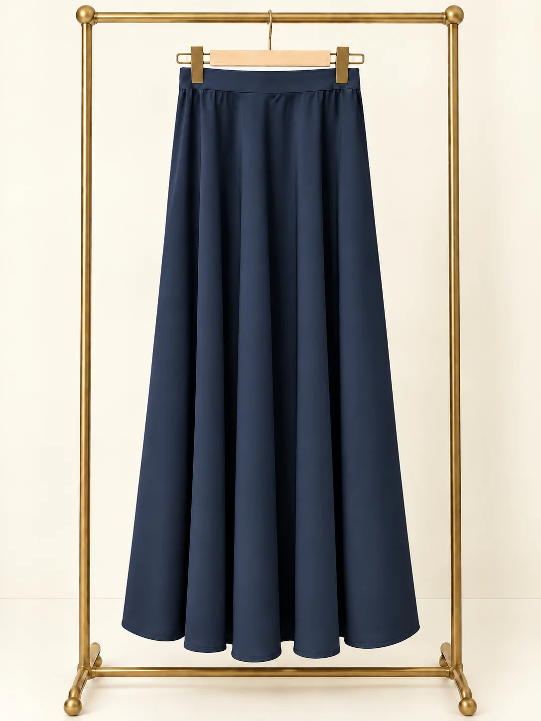 Crystal Blue Aura Co-Ord Set With Skirt