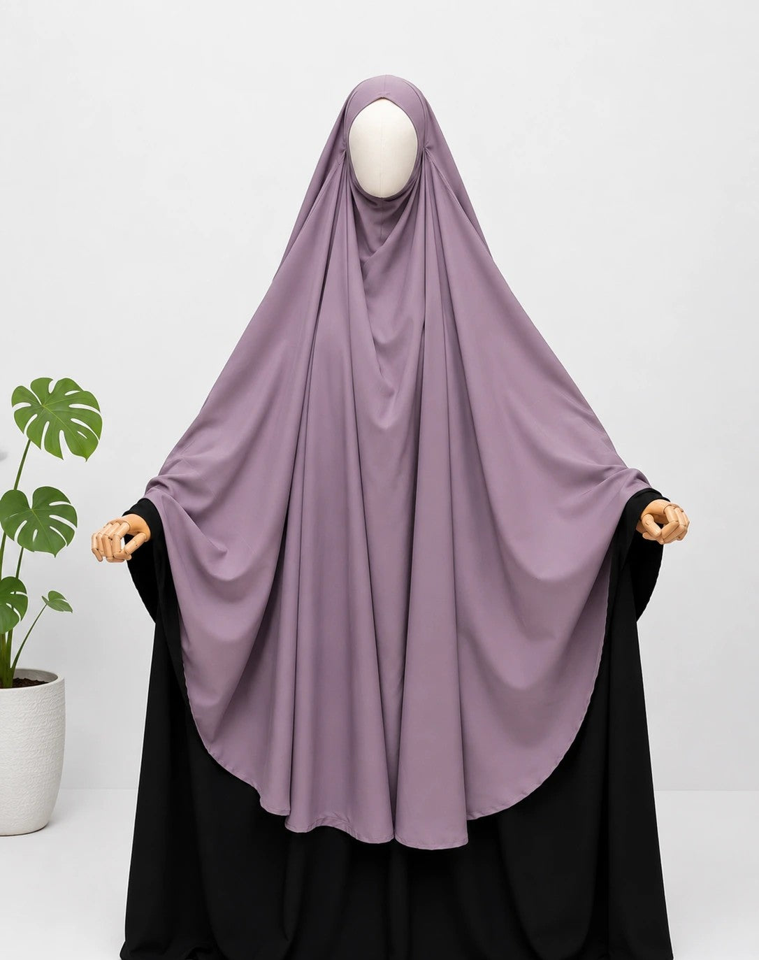 Lavender Awrah Khimar