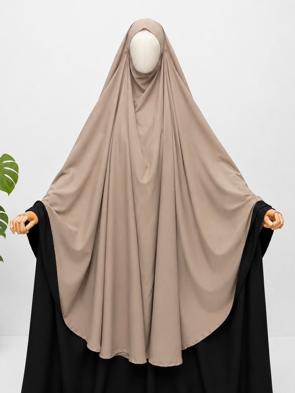 Beige Awrah Khimar