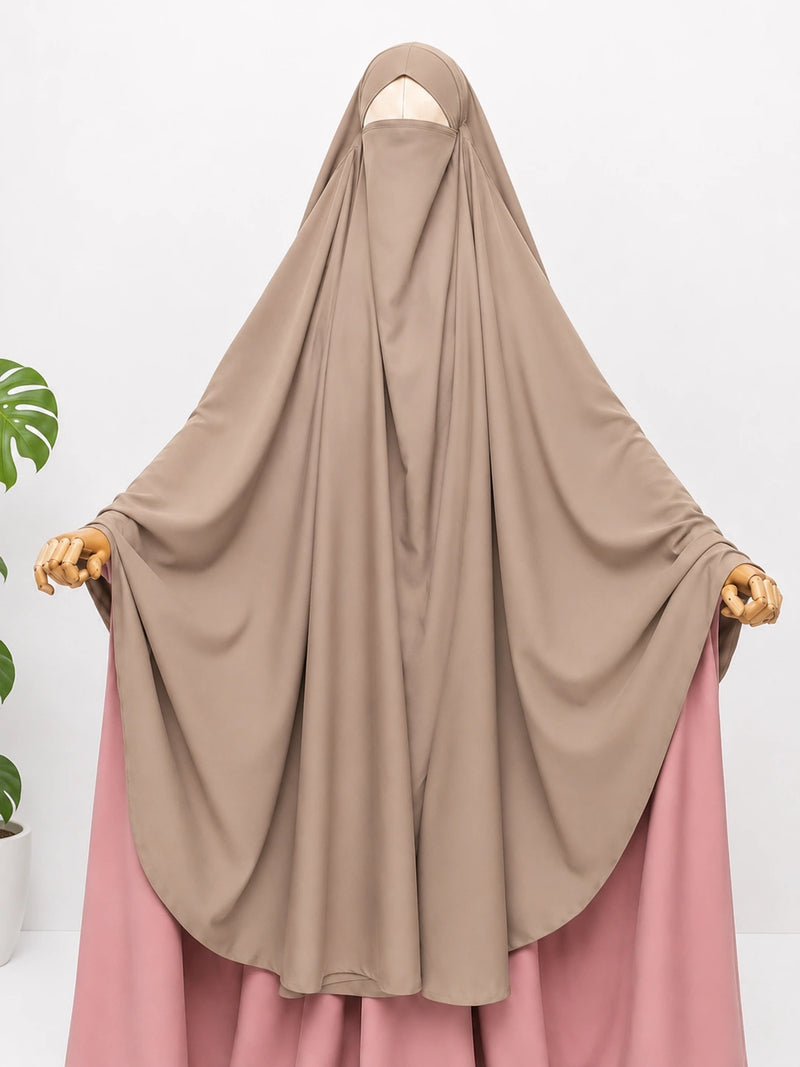 Beige Awrah Khimar