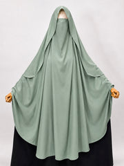 Emerald Awrah Khimar With Flap