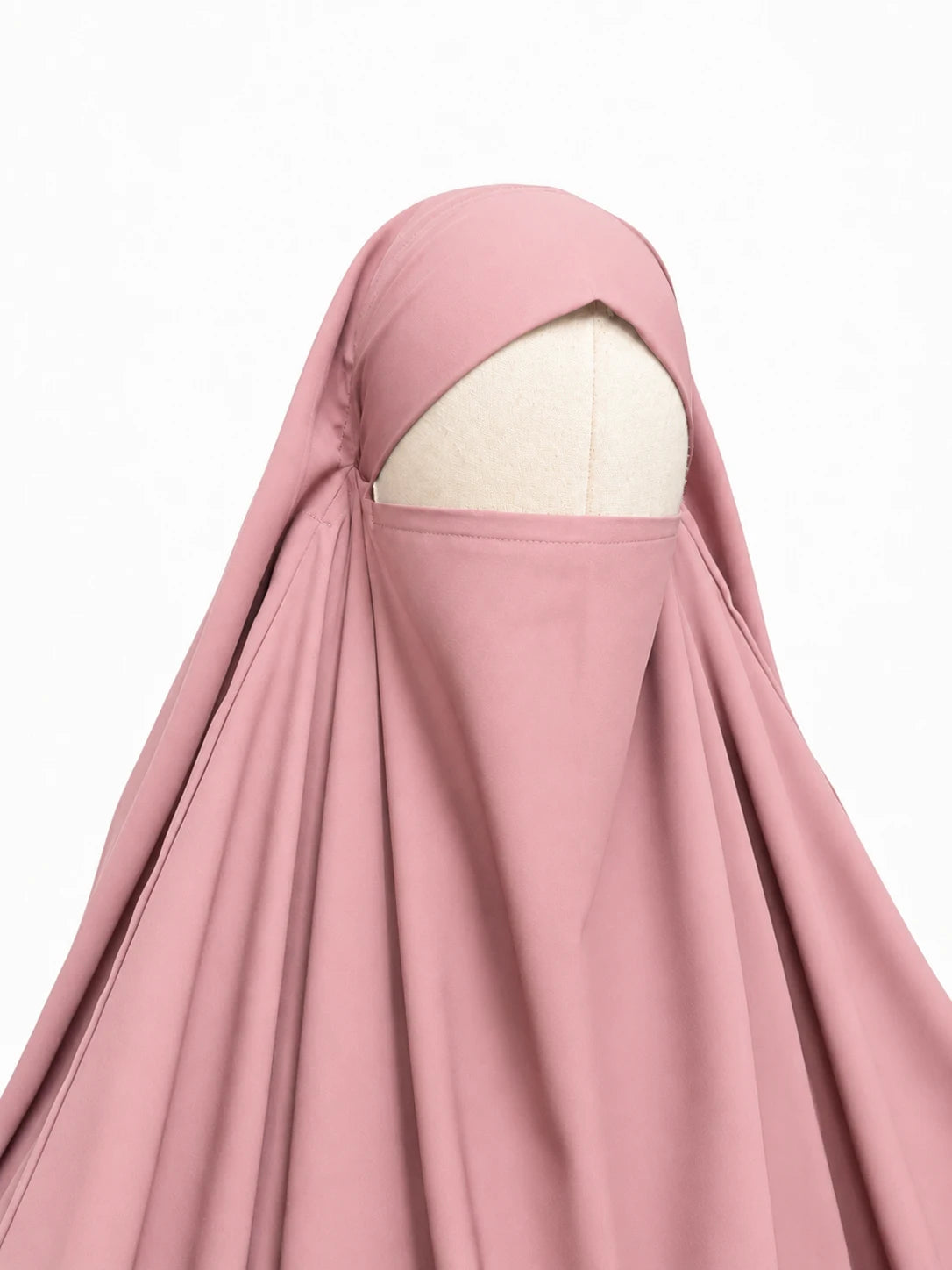 Pastel Pink Awrah Khimar