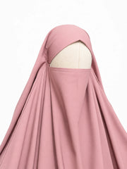 Pastel Pink Awrah Khimar