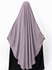 Lavender Awrah Khimar With Flap