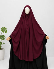 Maroon Awrah Khimar