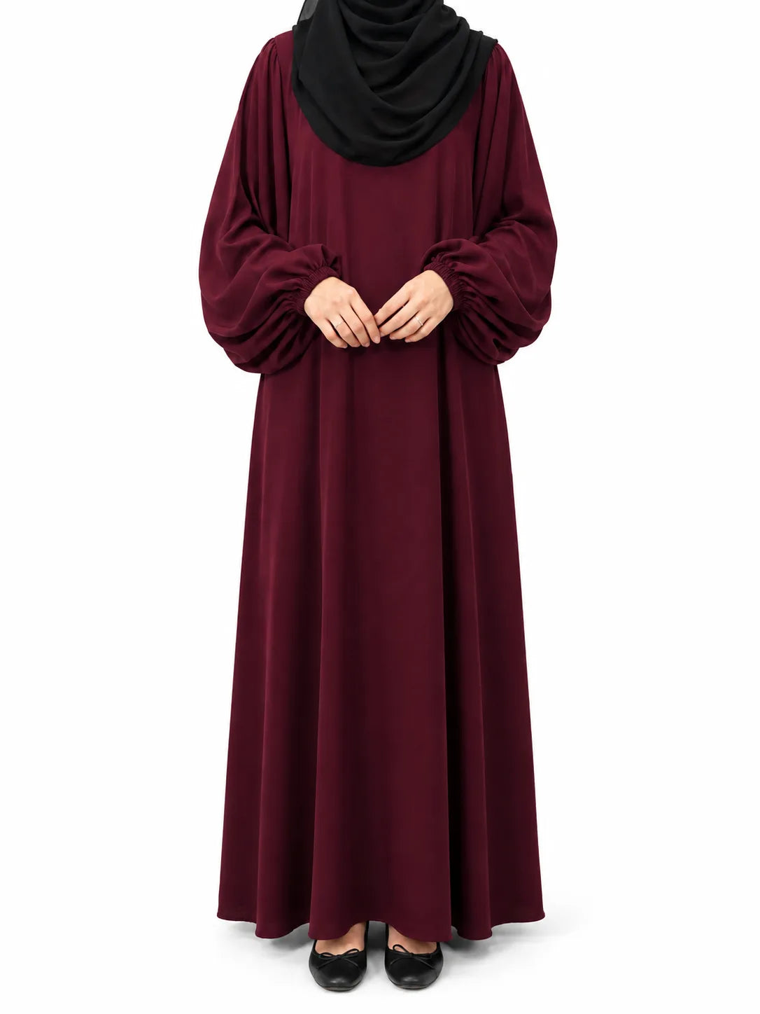 Basic Abaya With Baggy Sleeves