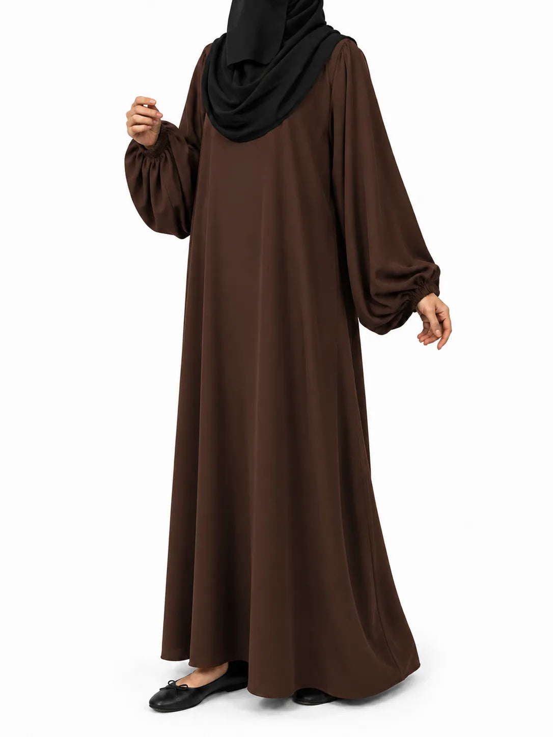 Basic Abaya With Baggy Sleeves