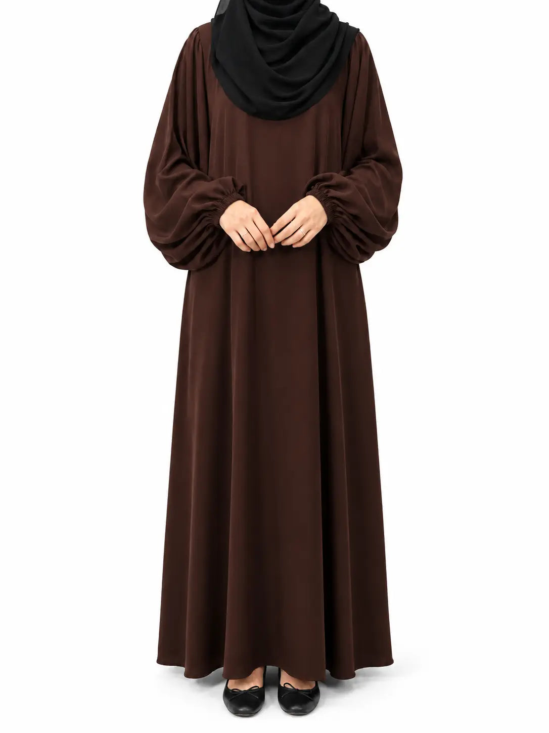 Basic Abaya With Baggy Sleeves