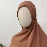 Hijab with crochet border