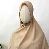 Hijab with crochet border