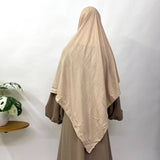 Hijab with crochet border