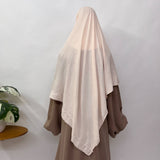 Hijab with crochet border