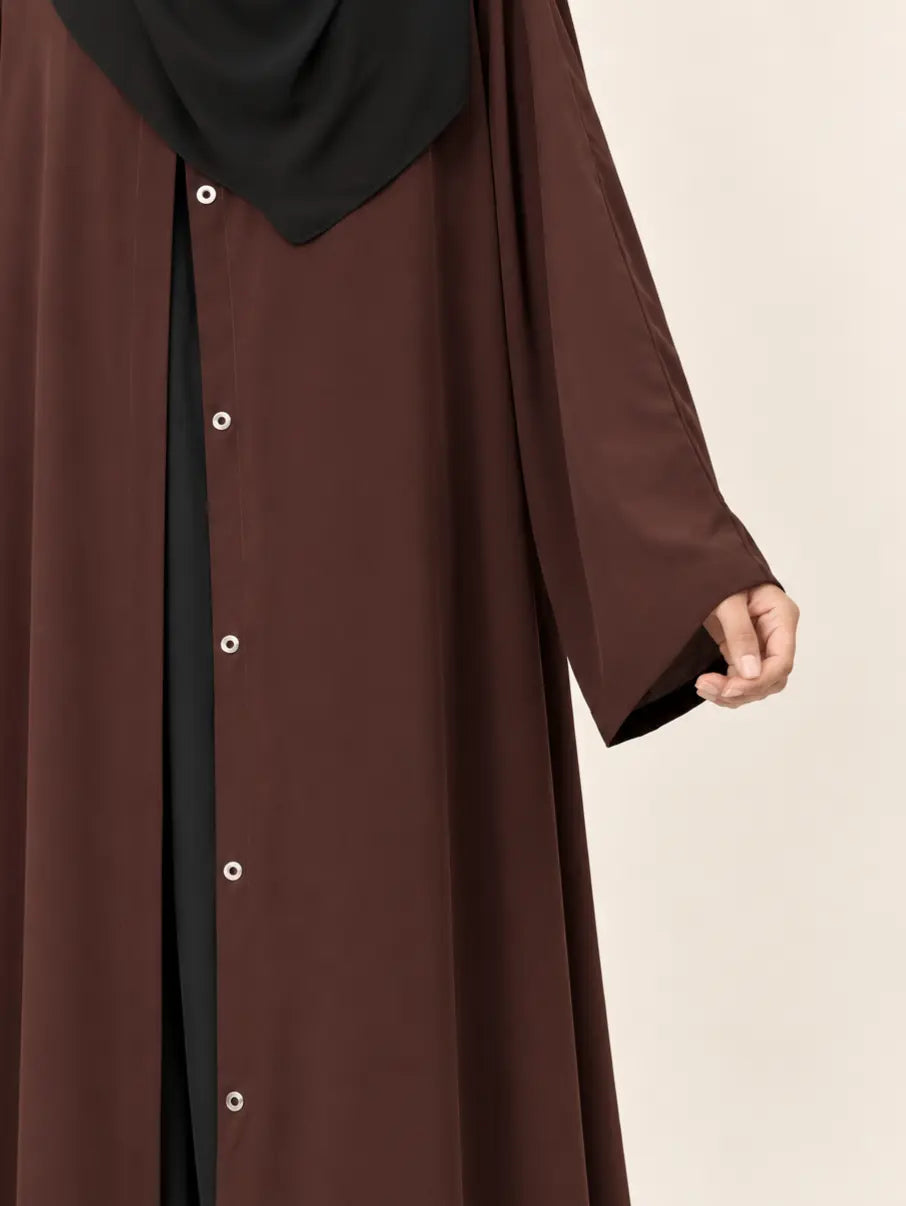 Front Open Basic Abaya