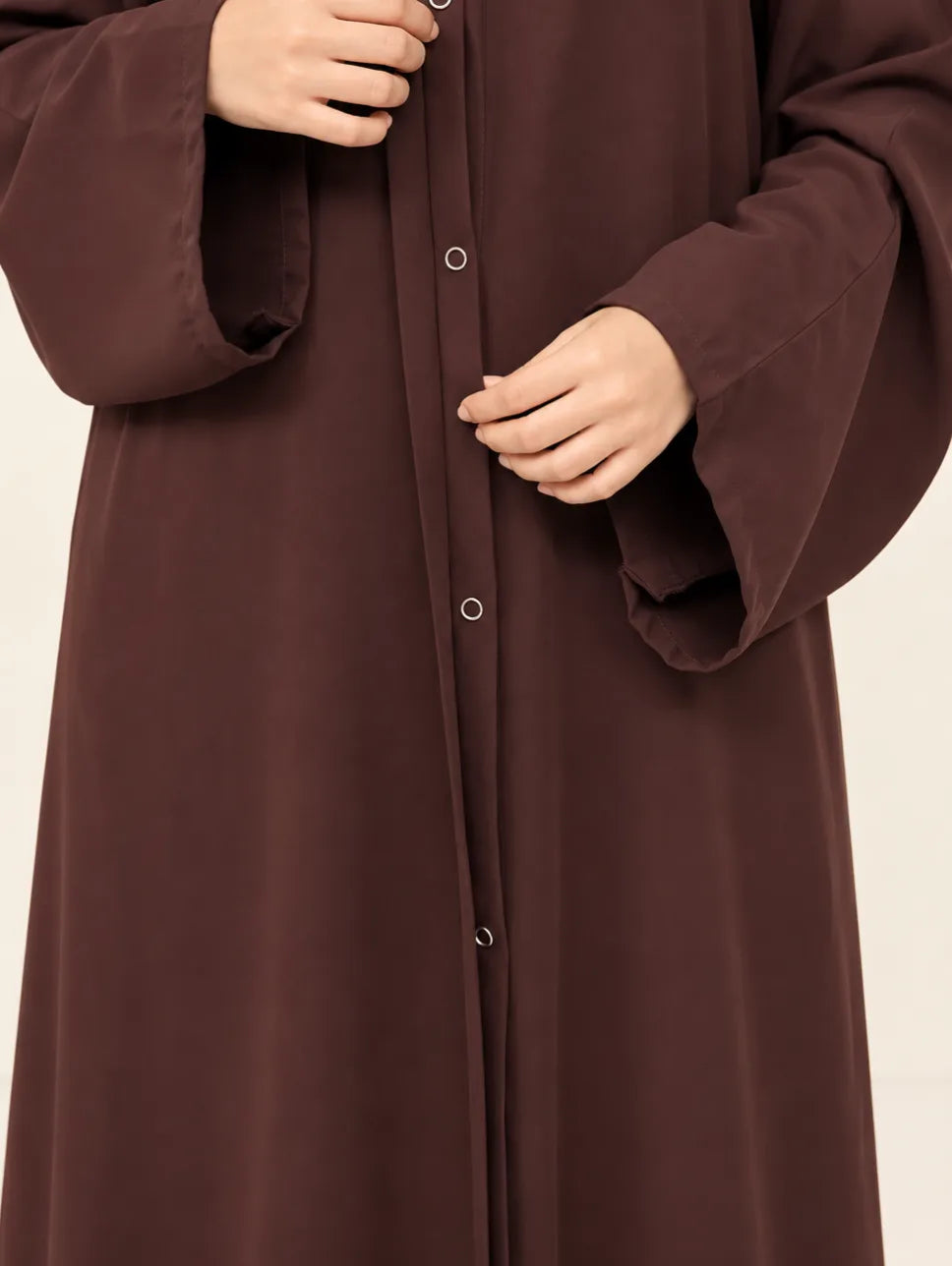 Front Open Basic Abaya