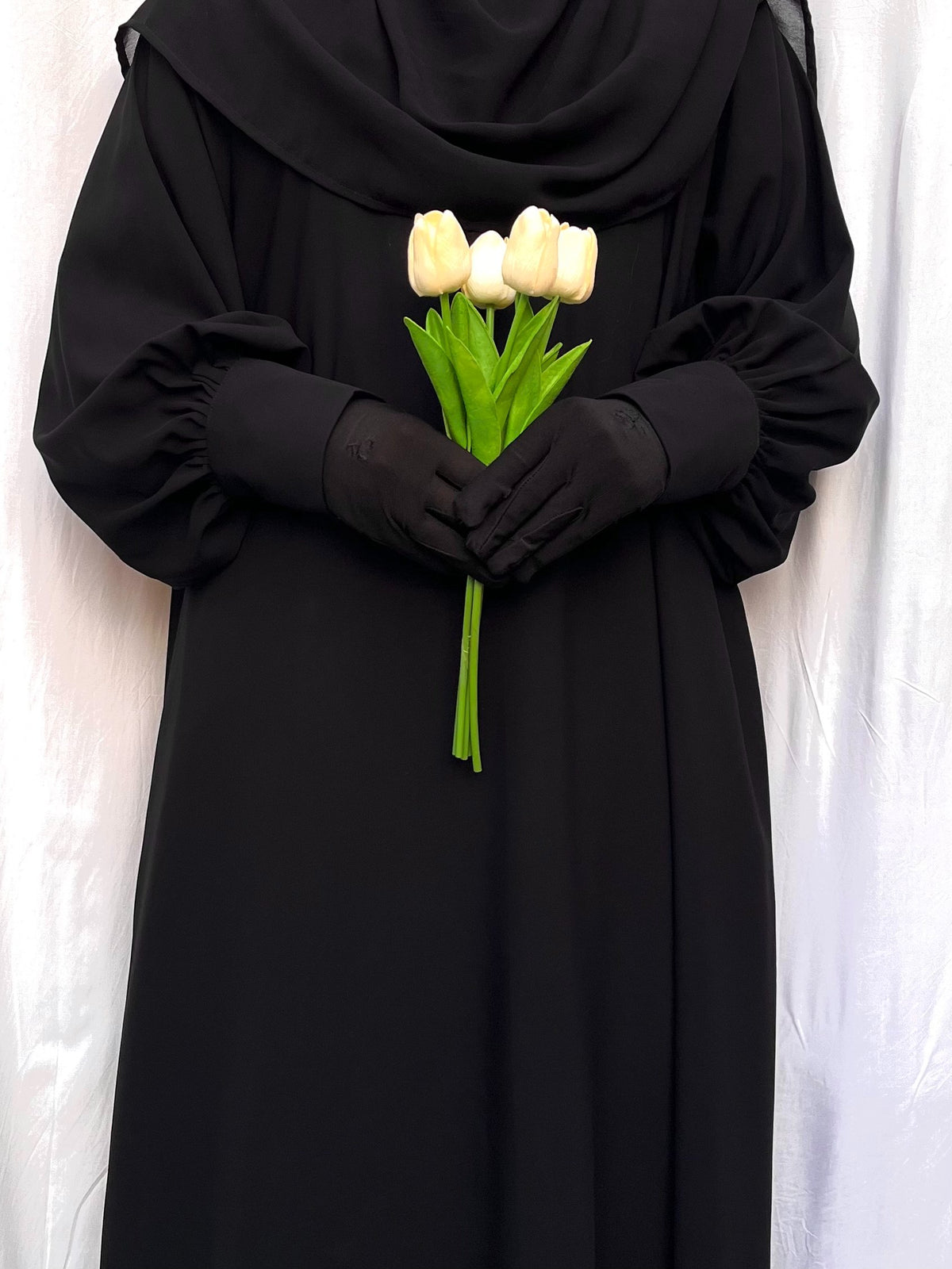 Basic Abaya With Cuff Sleeves
