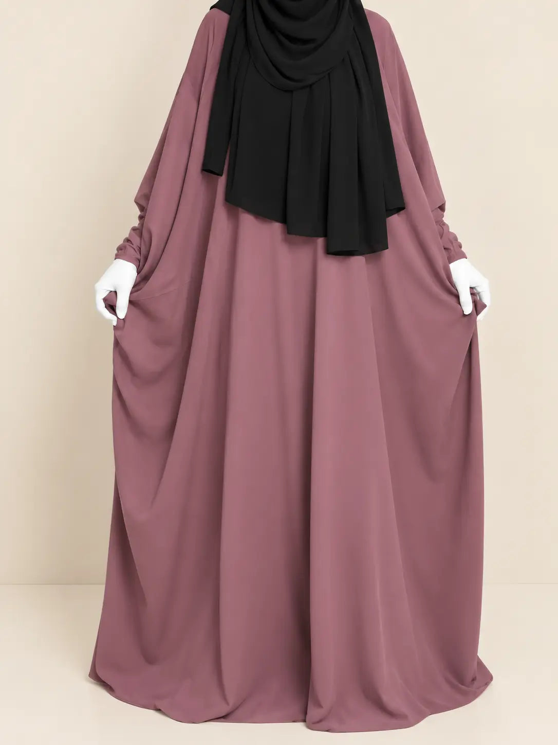 Kaftan Abaya With Zip Sleeves