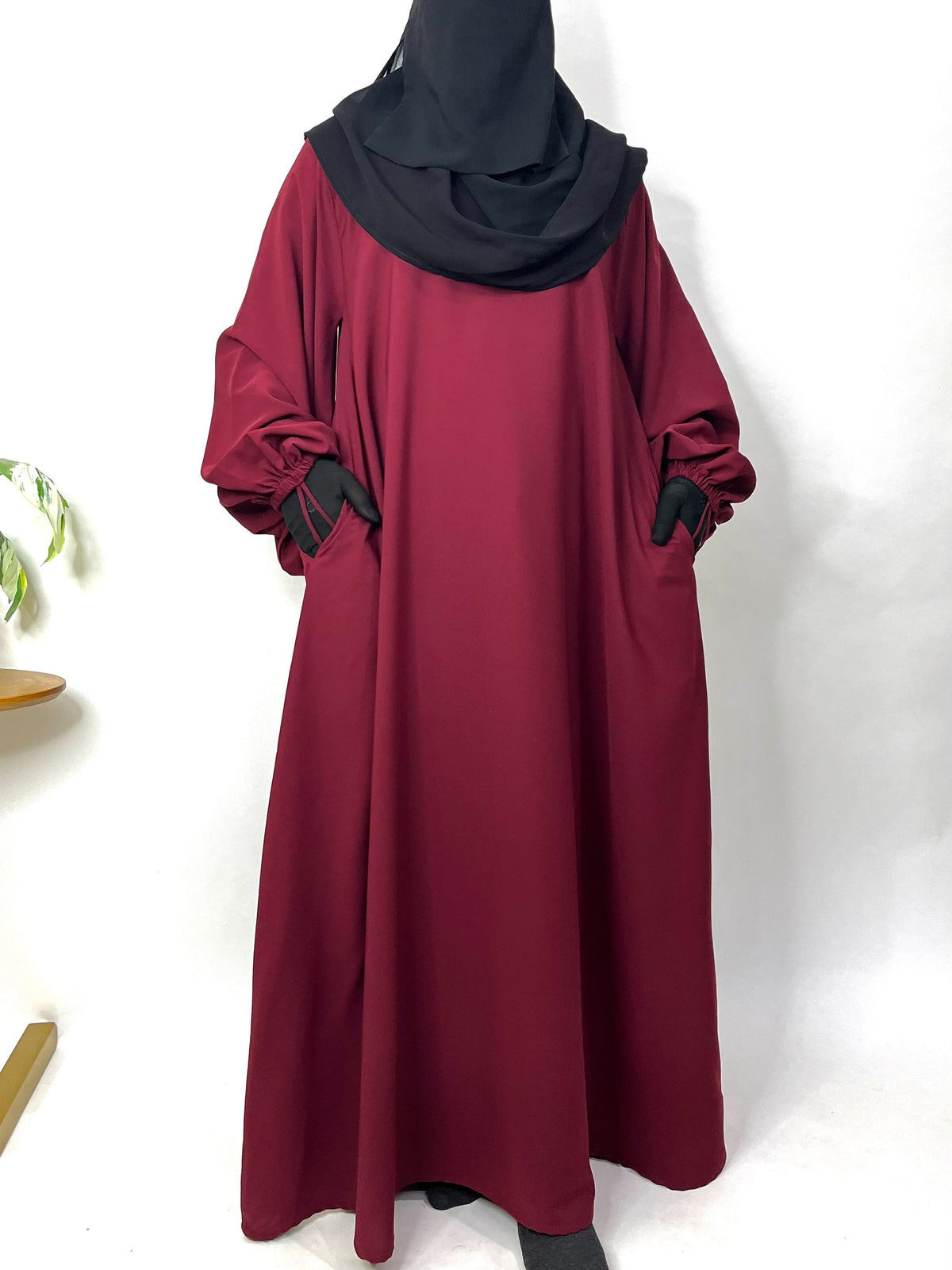 Basic Abaya With Baggy Sleeves