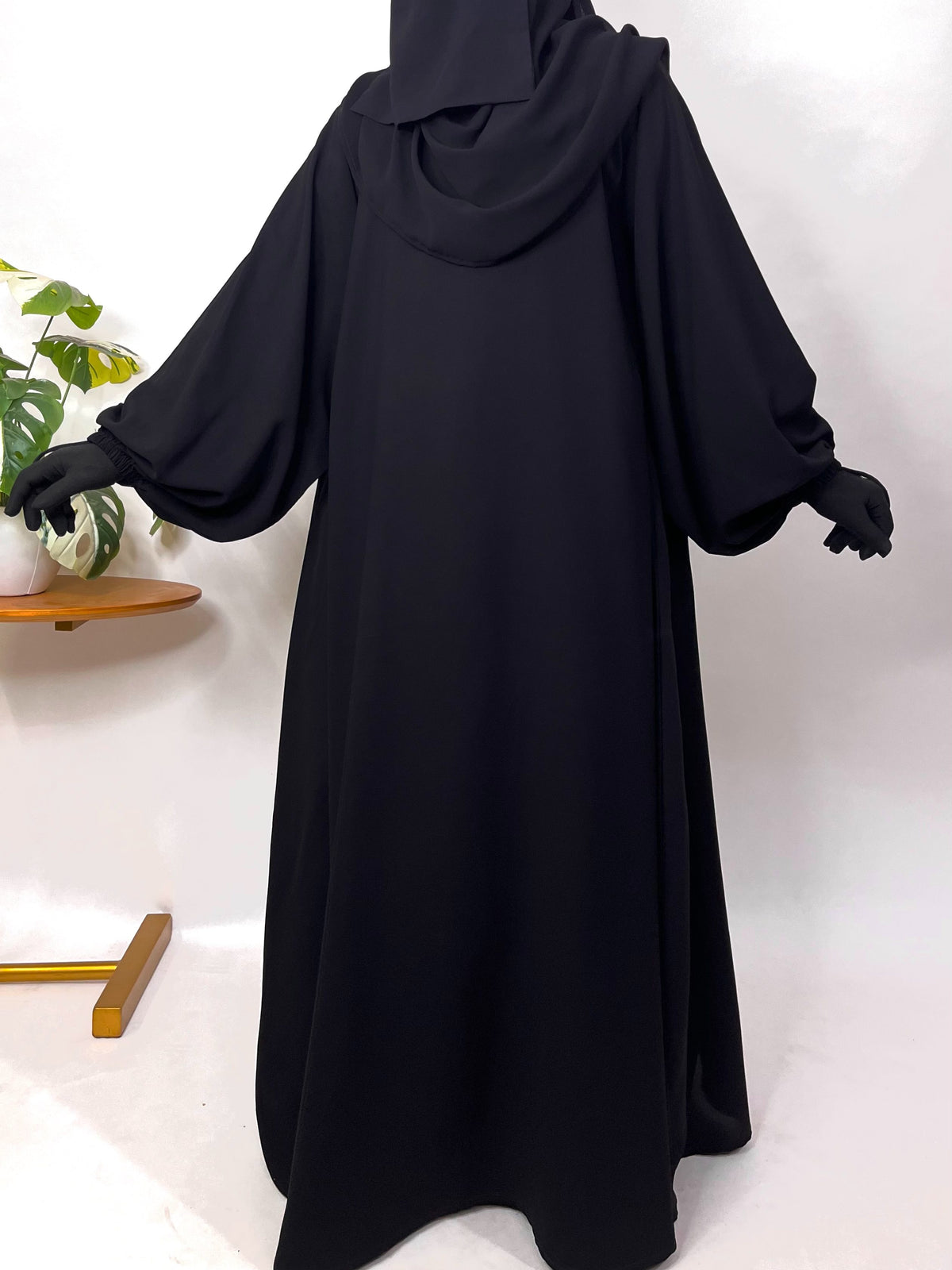 Basic Abaya With Baggy Sleeves