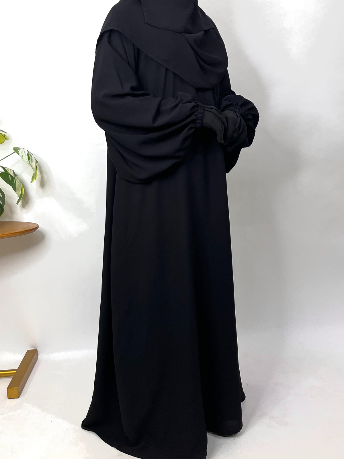 Basic Abaya With Baggy Sleeves