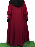 Basic Abaya With Cuff Sleeves