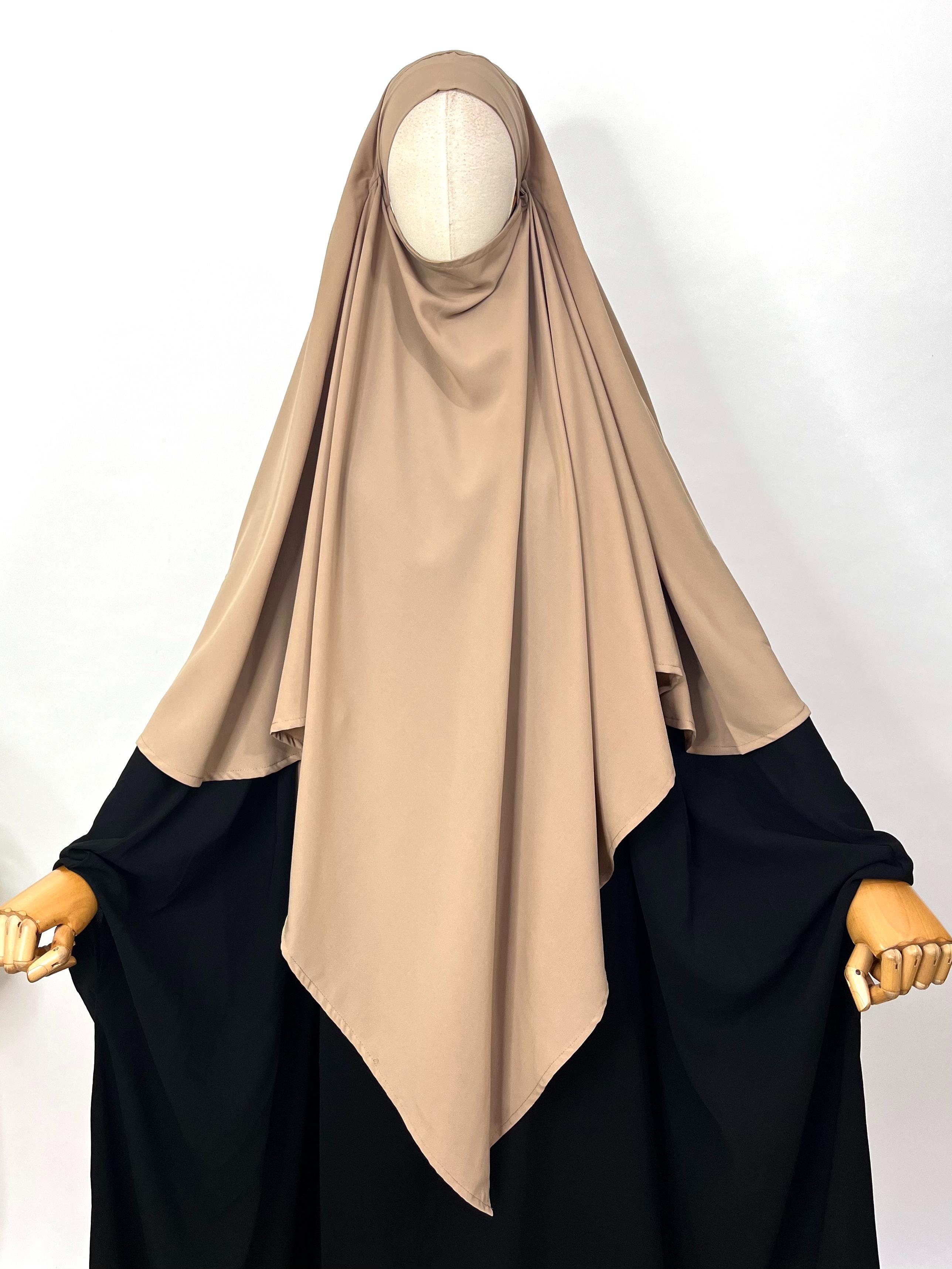 Beige Diamond Khimar