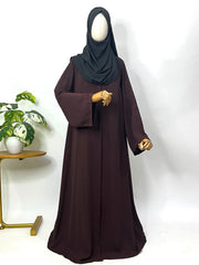 Front Open Basic Abaya